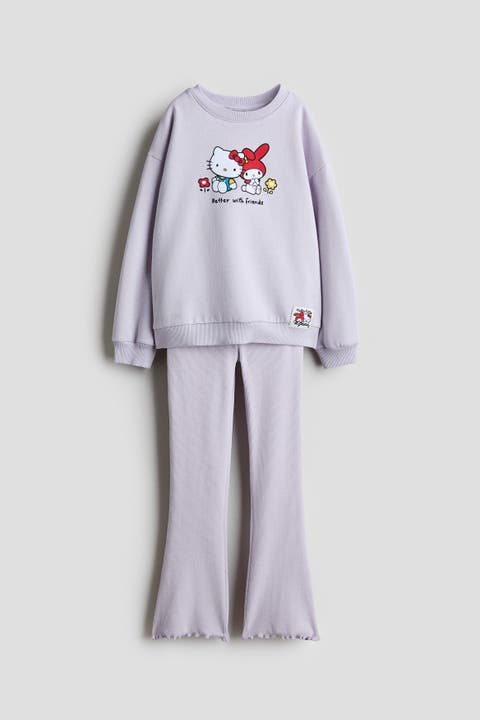 2-piece Print-motif Set