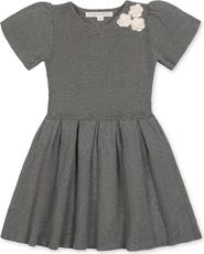 Hope & Henry Kids' Organic Pleated Sweater Dress