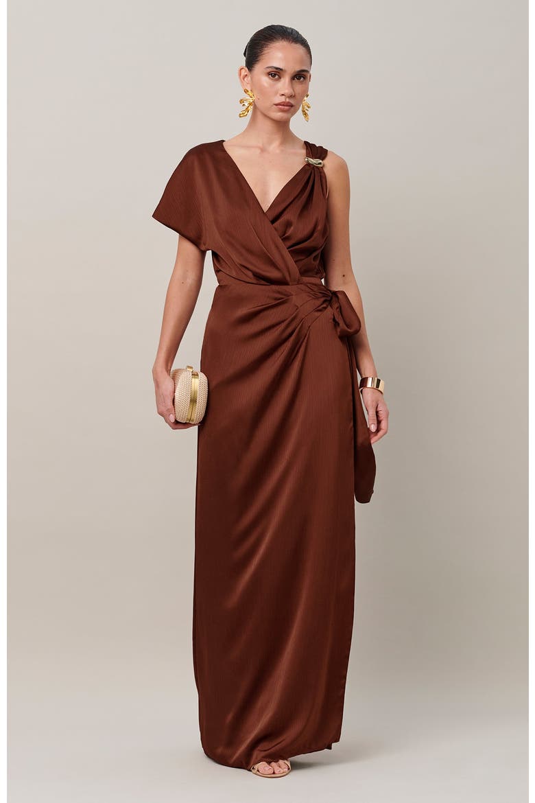 Benny Maxi Dress, Alternate, color, Rust