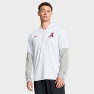 Nike Men's Nike White Alabama Crimson Tide One Goal Performance Half-Zip Pullover