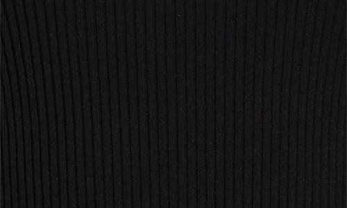 Alexander Wang Ribbed Short-sleeve Fitted Dress Clothing In Black