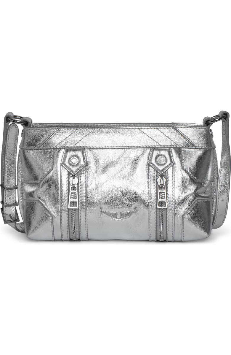 Zadig & Voltaire Sunny Mood Vintage Metal Crossbody Bag, Main, color,