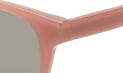 Eyebobs The Director 46mm Small Polarized Square Sunglasses In Mauve Pink/grey
