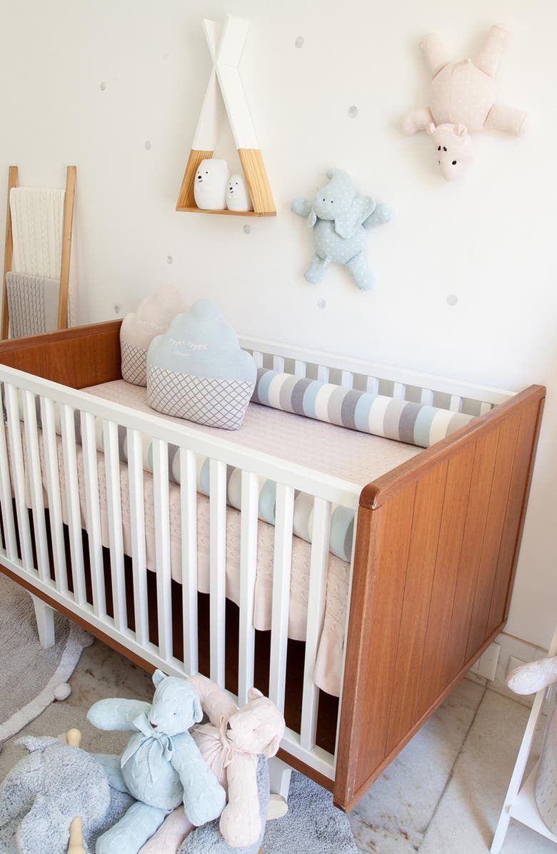 RIAN TRICOT Cable Knit Crib Blanket, Alternate, color, 