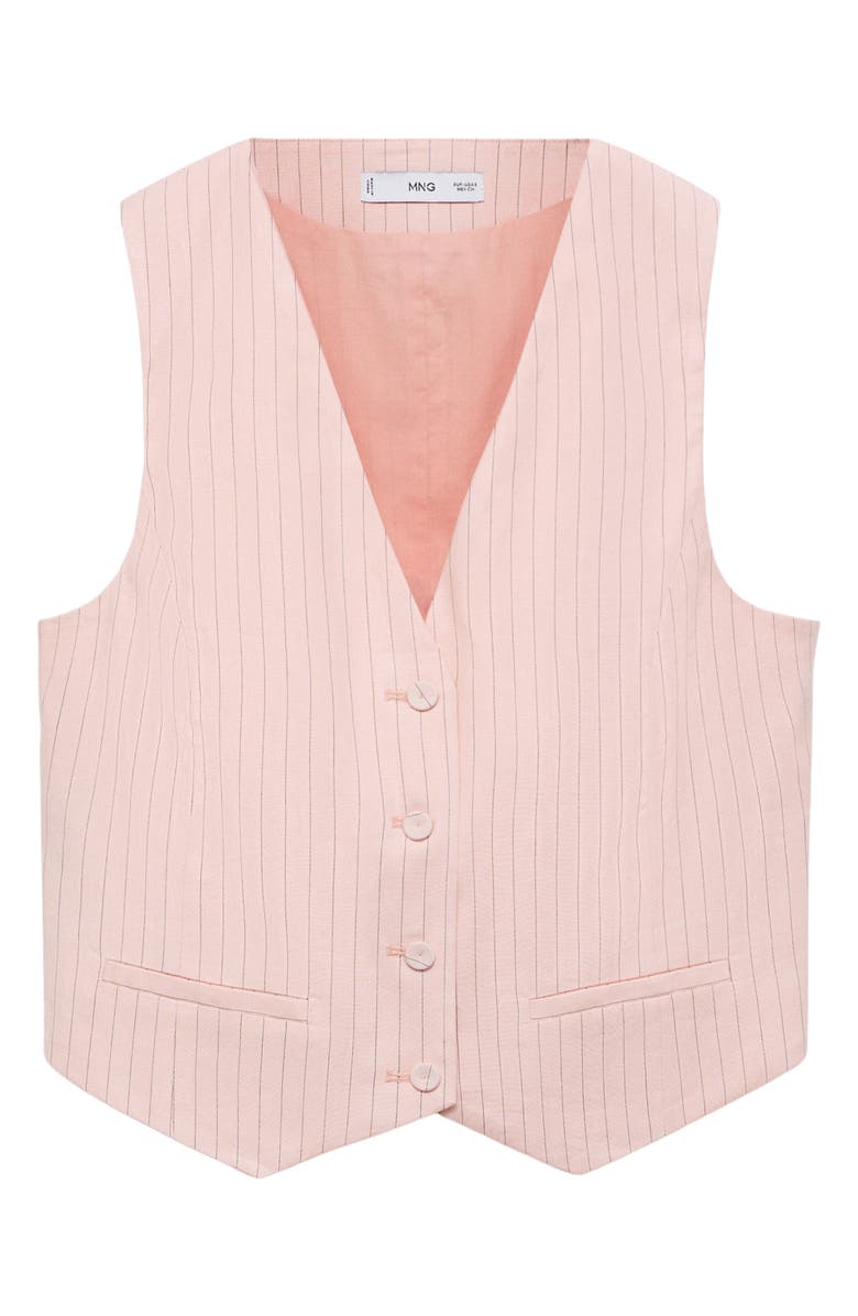 MANGO Stripe Vest, Alternate, color,