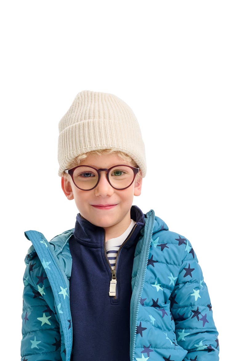 Kids Cotton Beanie, Alternate, color, Oat
