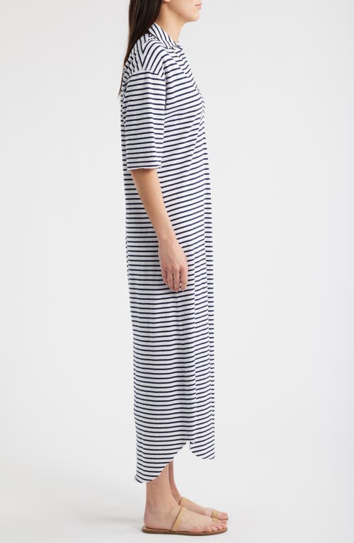 Frank & Eileen Emma Johnny Collar Maxi Dress