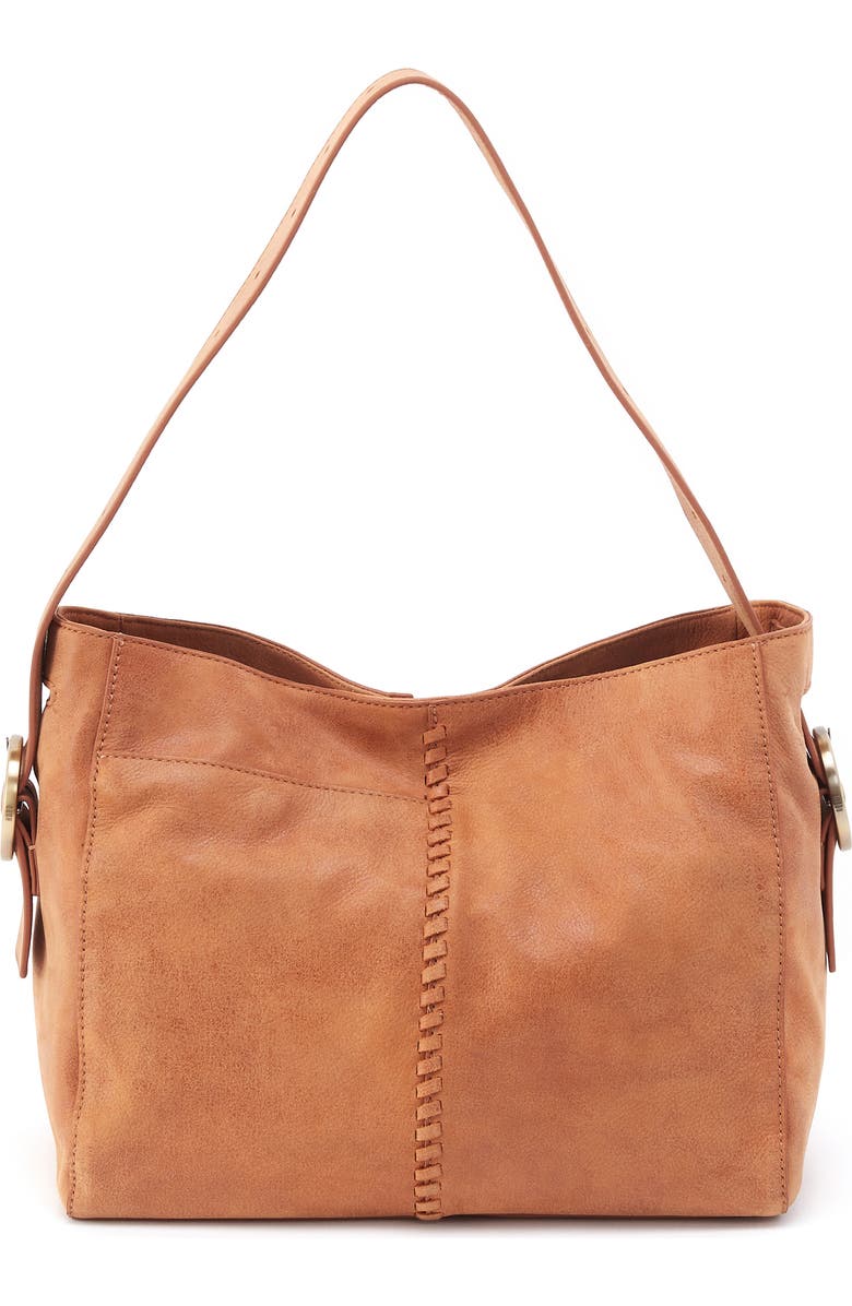HOBO Render Leather Shoulder Bag, Main, color, Whiskey