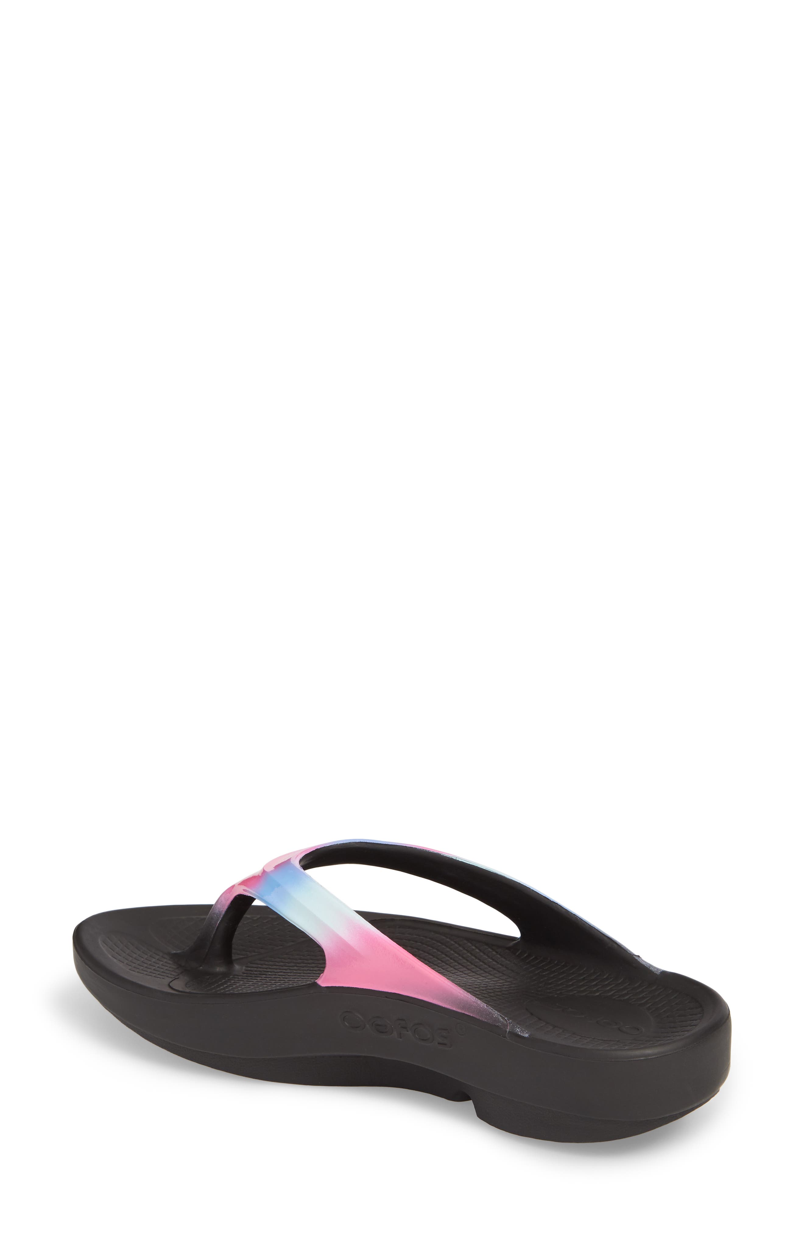 Oofos OOlala Luxe Sandal, Alternate, color, 