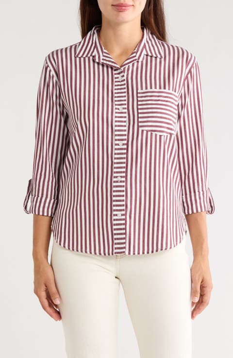 Carson Stripe Button-Up Shirt