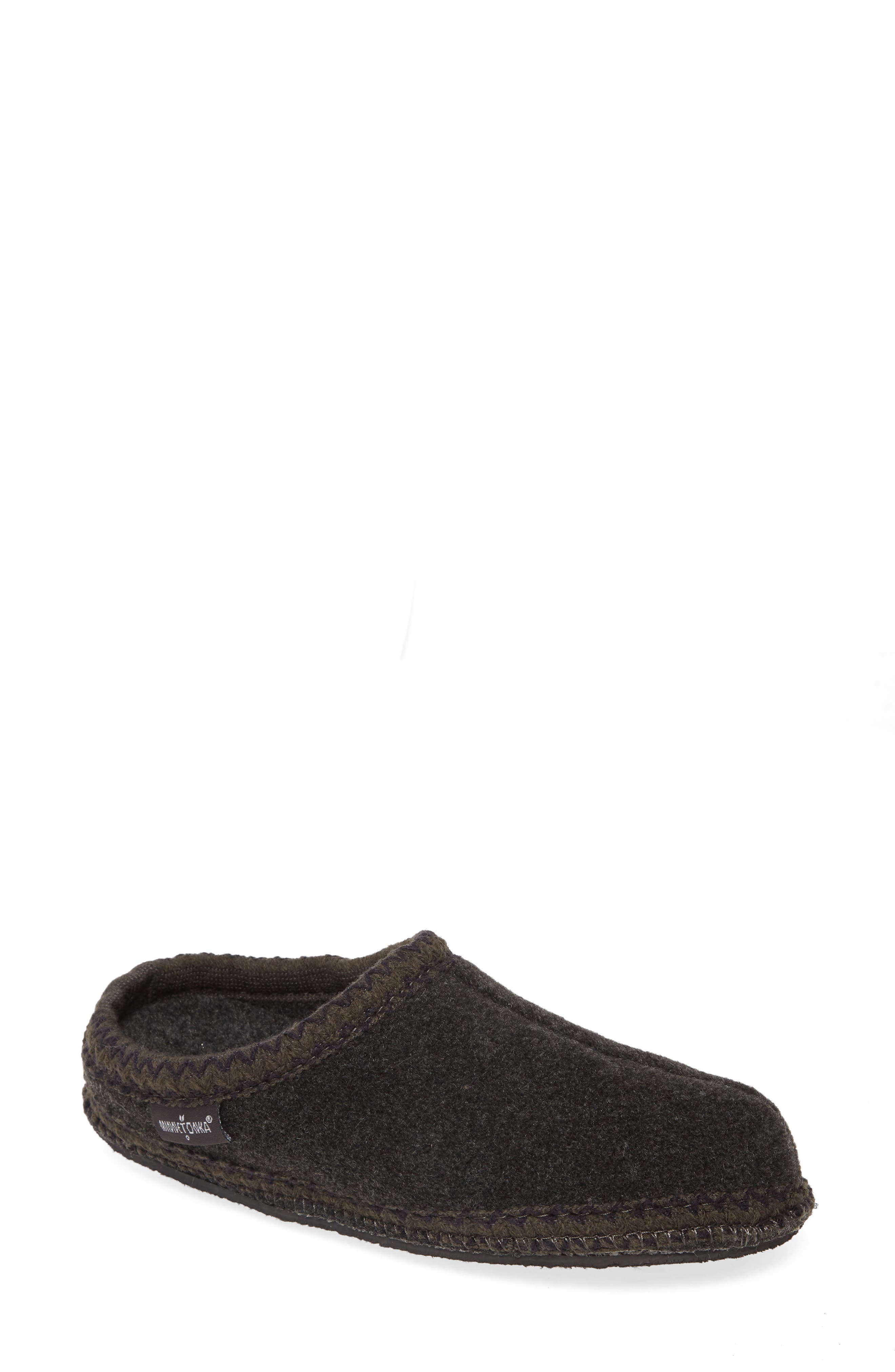 Minnetonka Winslet Fleece Slipper, Main, color, 
