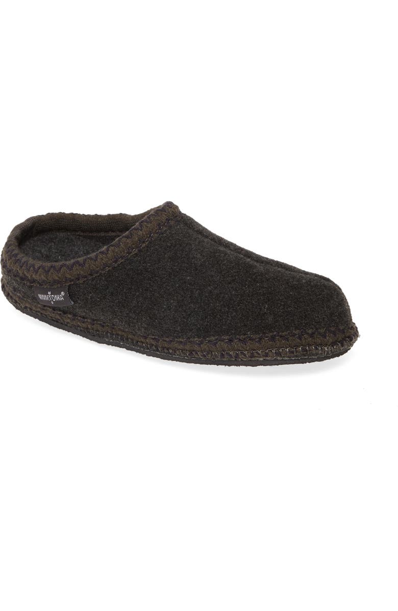 Minnetonka Winslet Fleece Slipper, Main, color,