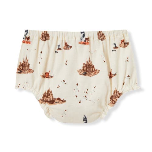 Milkbarn Organic Cotton Dress And Bloomer Set In Sand