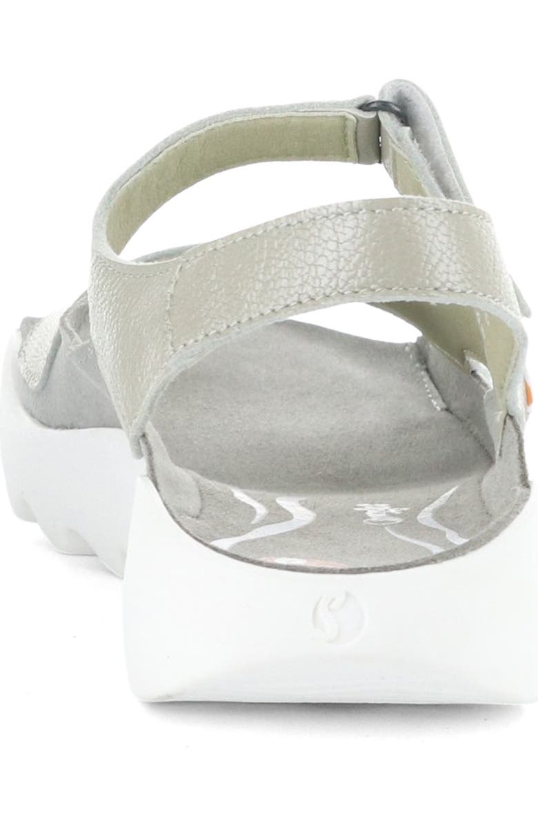 Fly London Weal Sandal, Alternate, color, Silver Borgogna