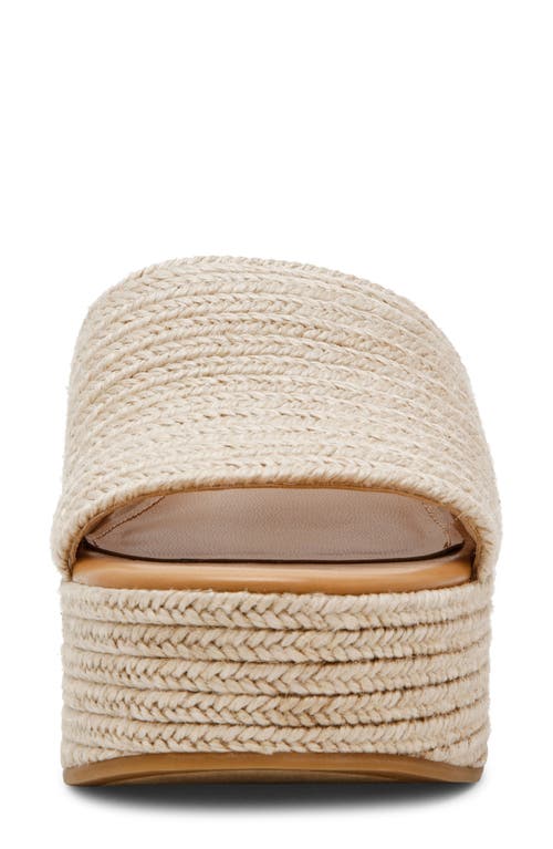Steve Madden Trippy Platform Sandal In Natural
