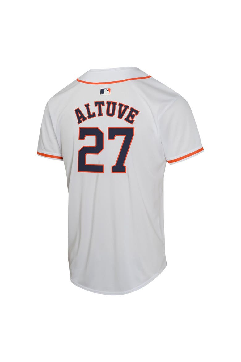 Youth Nike Jose Altuve White Houston Astros Home Game Player Jersey, Alternate, color, White