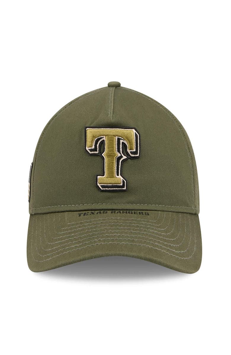 New Era Men's New Era  Olive Texas Rangers 2026 Armed Forces Day 9TWENTY Adjustable Hat, Alternate, color, Olive