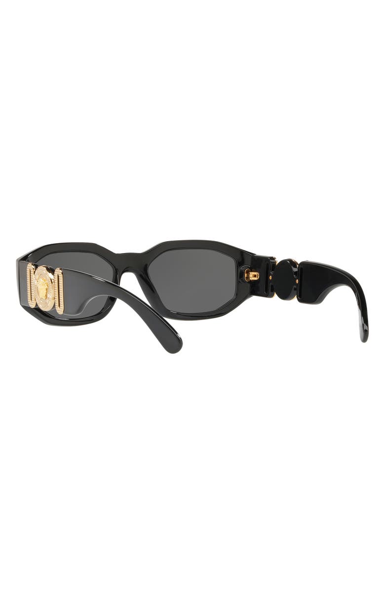 Versace 55mm Irregular Sunglasses, Alternate, color, 