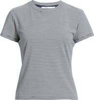 FRAME The Stripe Cotton Baby Tee