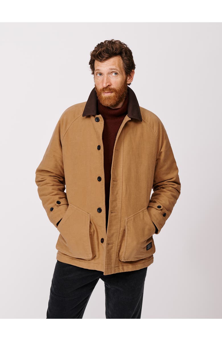 Aubin Bennett Moleskin Jacket, Alternate, color, Dijon