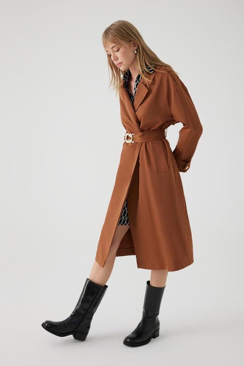 Aisha Belted Trenchcoat