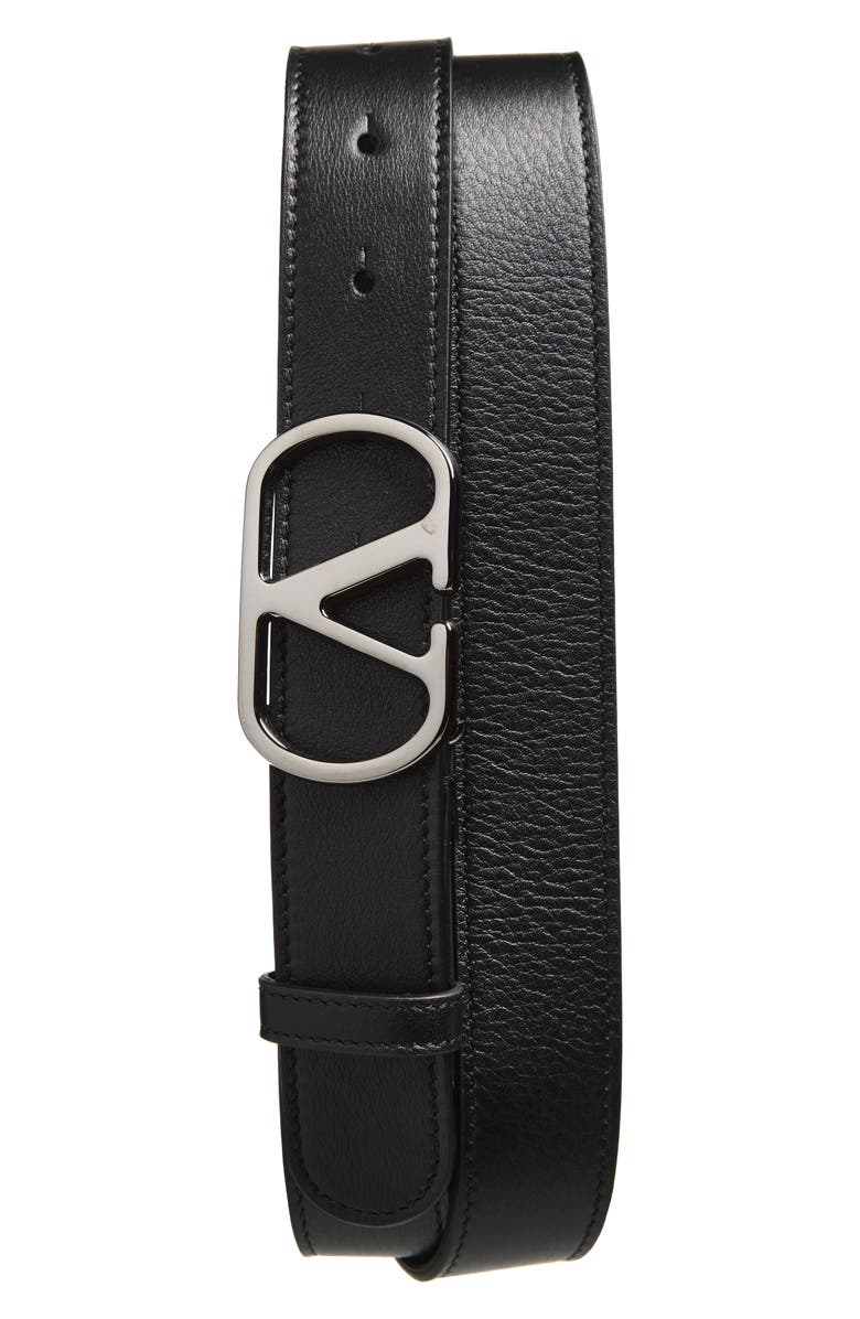Valentino VLOGO Signature Belt, Main, color, Black