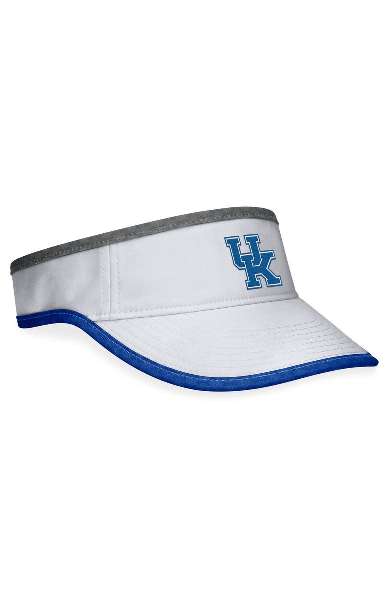 TOP OF THE WORLD Men's Top of the World White Kentucky Wildcats Daybreak Adjustable Visor, Alternate, color, White