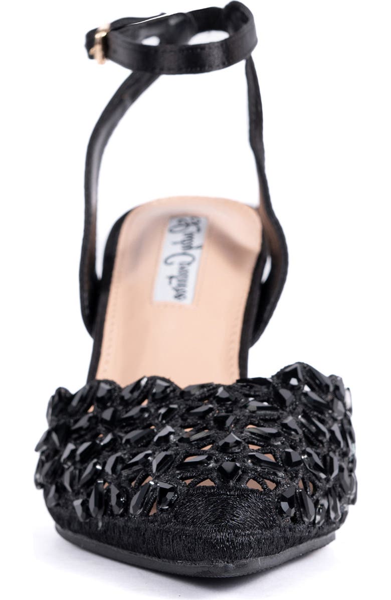 LADY COUTURE Sabrina Pointed Toe Ankle Strap Pump, Alternate, color,