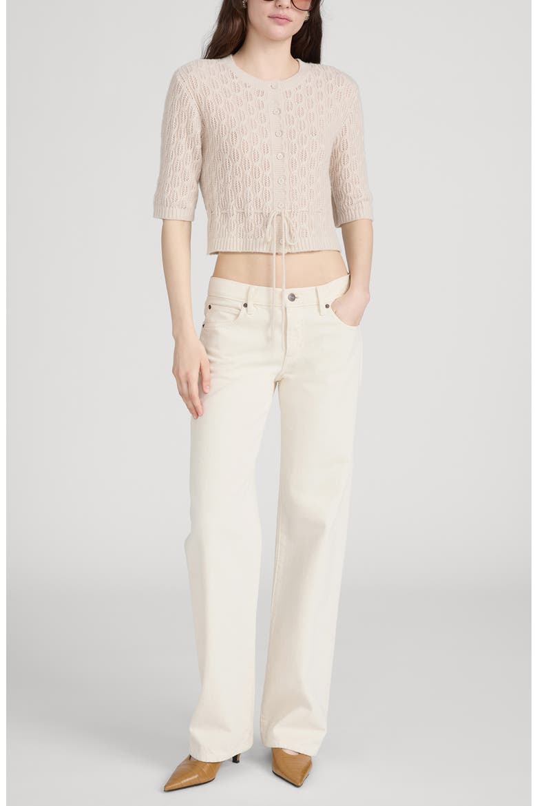 The Saturday Low Rise Relaxed Straight Leg Jeans, Alternate, color, SHELL