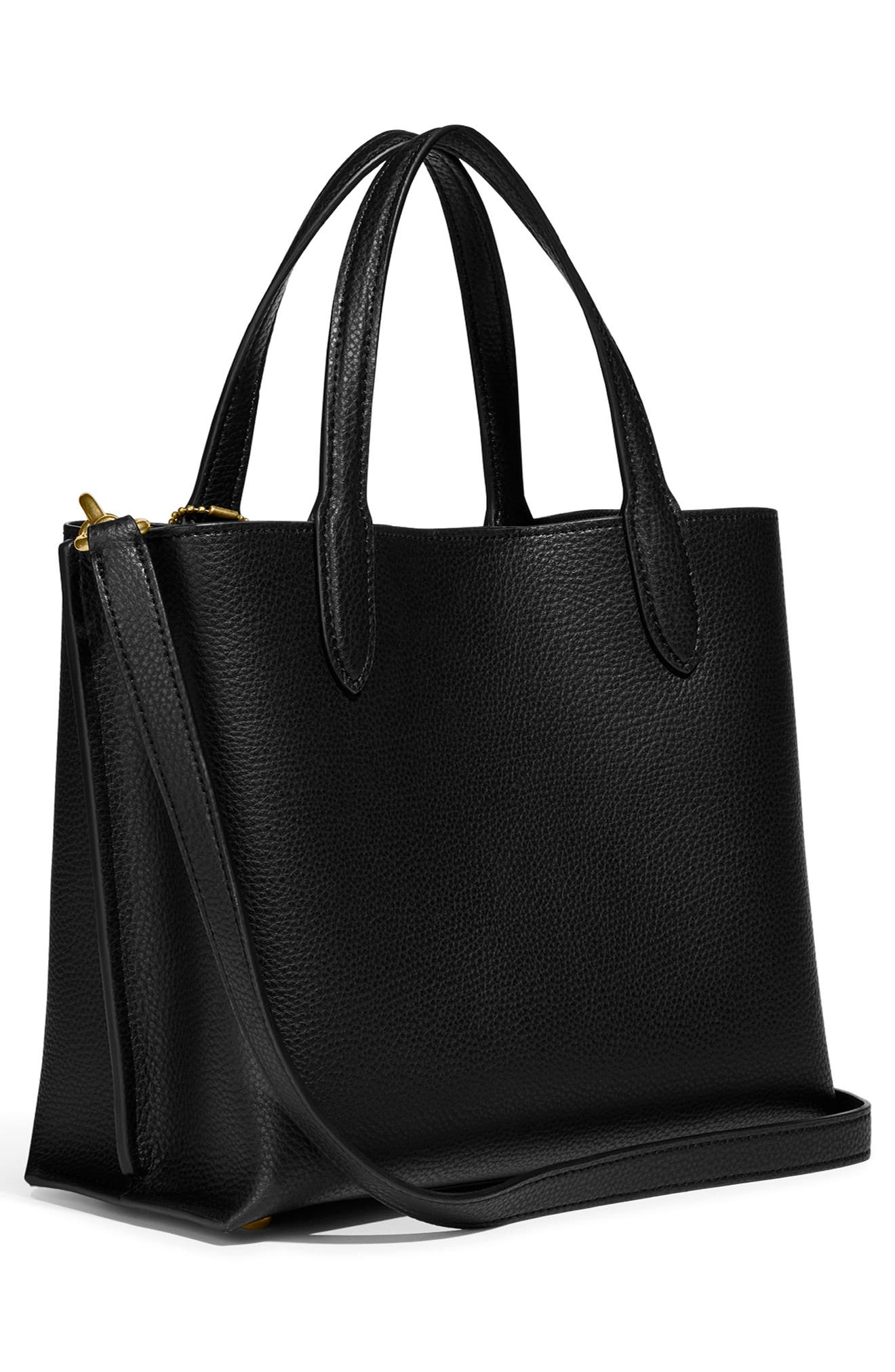 COACH Willow 24 Leather Tote, Alternate, color, 