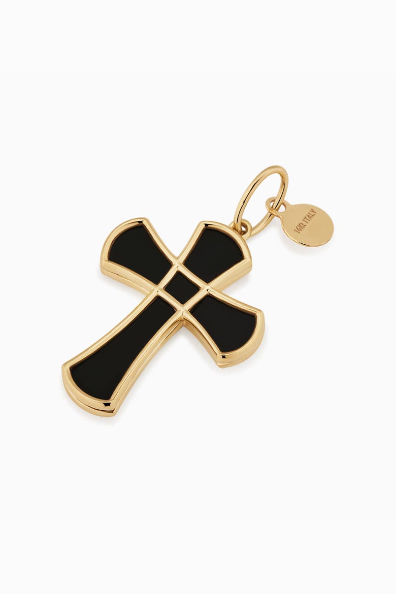 14K Gold Bless Me Pendant Charm, Alternate, color, Yellow Gold