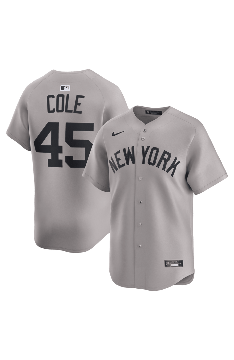 Nike Men's Nike Gerrit Cole Gray New York Yankees Road Limited Player Jersey, Main, color, Gray