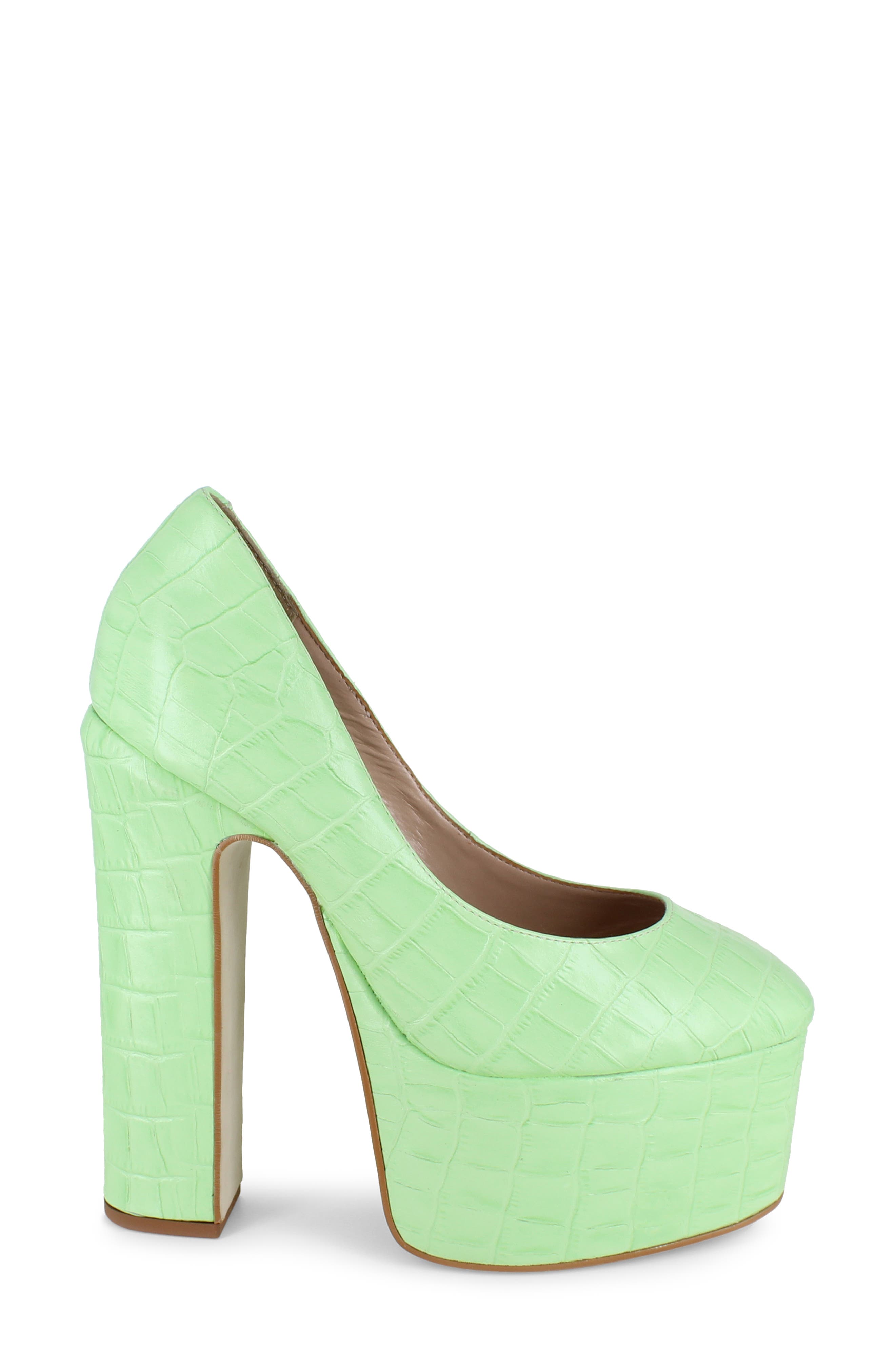 ZIGI Giorgia Platform Pump, Alternate, color, Nile Green