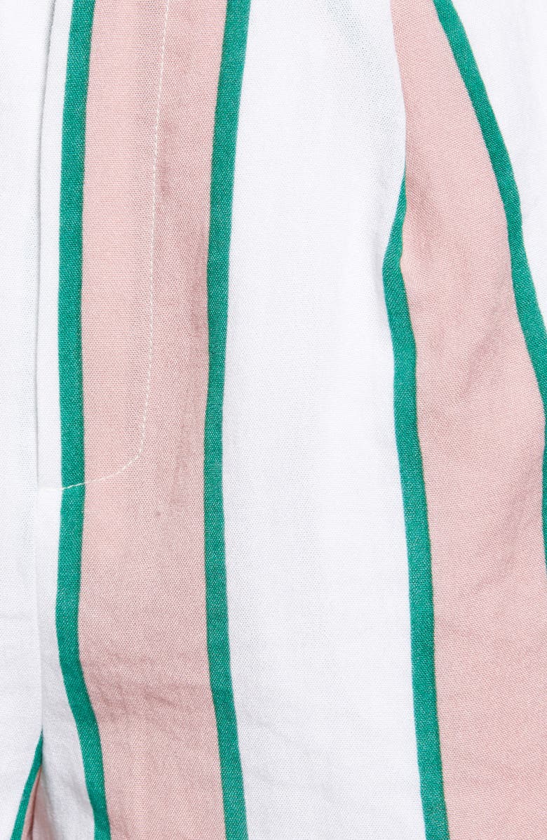 English Factory High Waist Pleated Shorts, Alternate, color, 