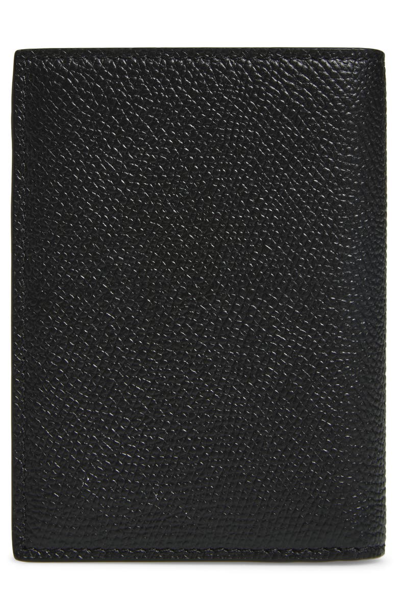 Valentino Garavani VLOGO Signature Bifold Leather Card Holder, Alternate, color, Black