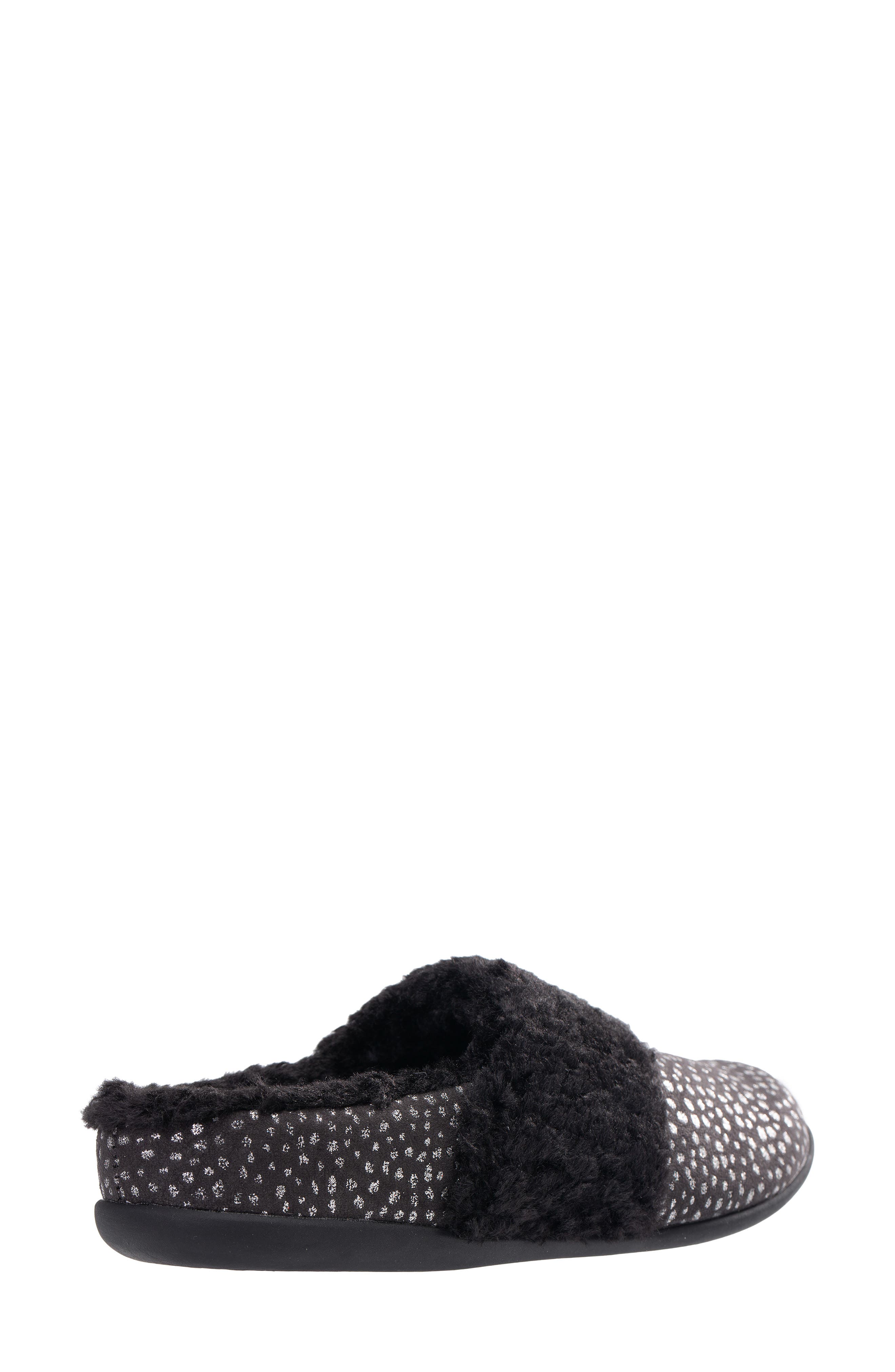 Revitalign Ellie Faux Shearling Clog Slipper, Alternate, color, Black