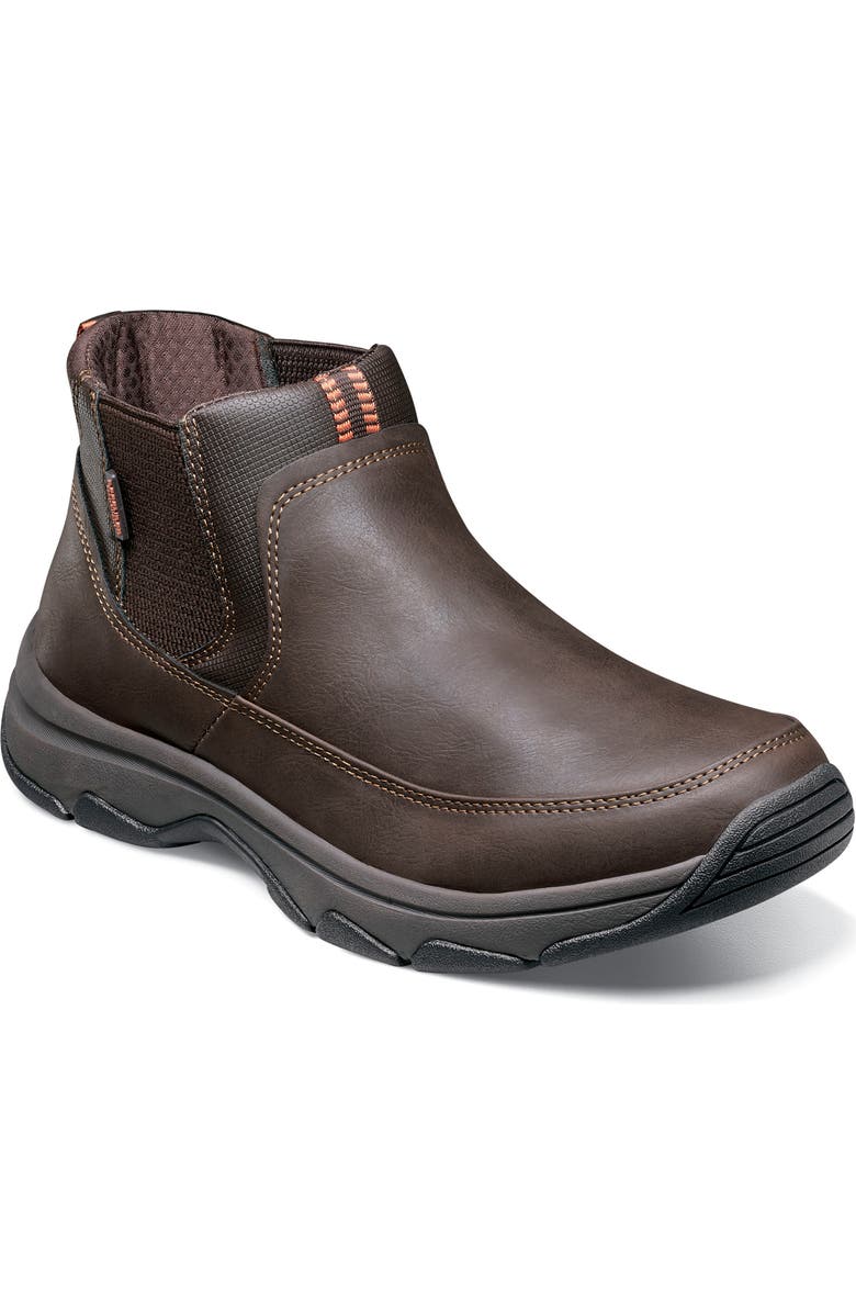 NUNN BUSH Excavate Water Resistant Moc Toe Boot, Main, color, Brown