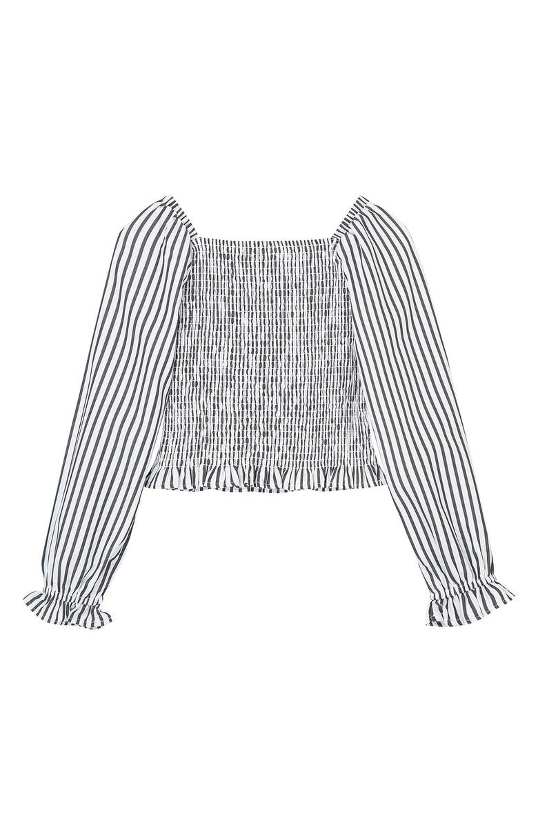 Habitual Kids Kids' Stripe Twist Smocked Top, Alternate, color,