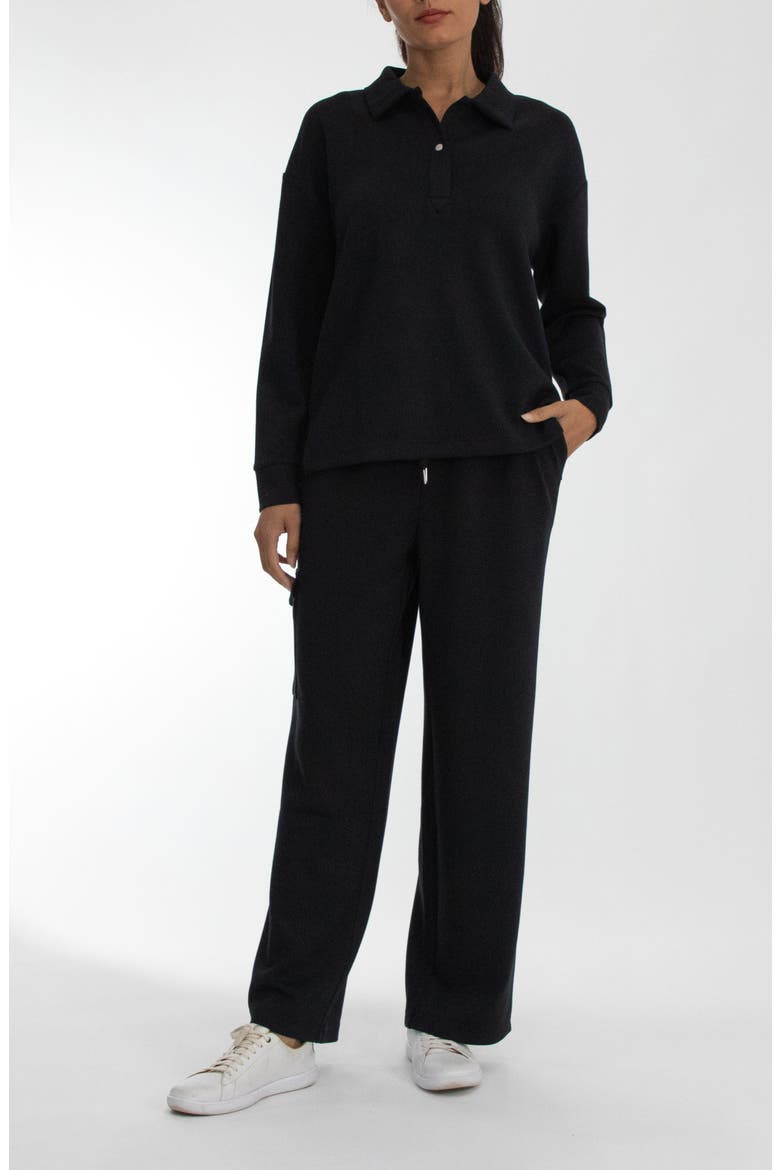 Polo Tunic, Alternate, color, BLACK BEAUTY