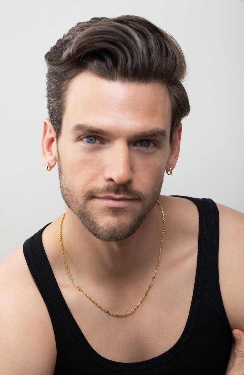 Bony Levy Men's 14K Gold Box Chain Necklace, Alternate, color,