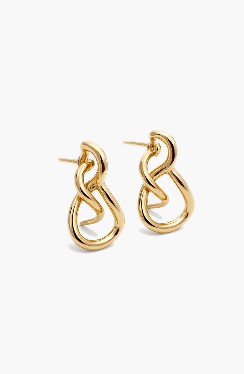 YOJ Aura Loop Earrings in Gold, Alternate, color, Gold