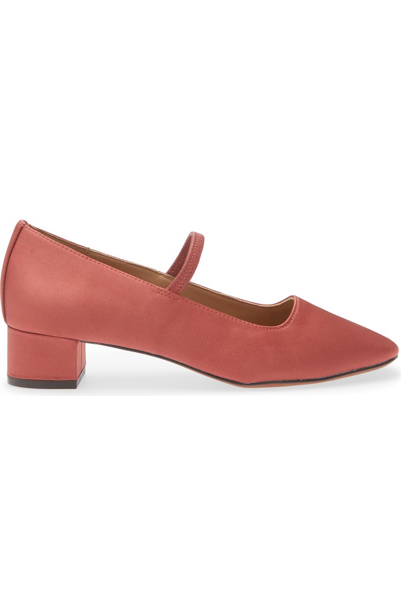 Madewell Greta Mary Jane Pump, Alternate, color, Faded Rose