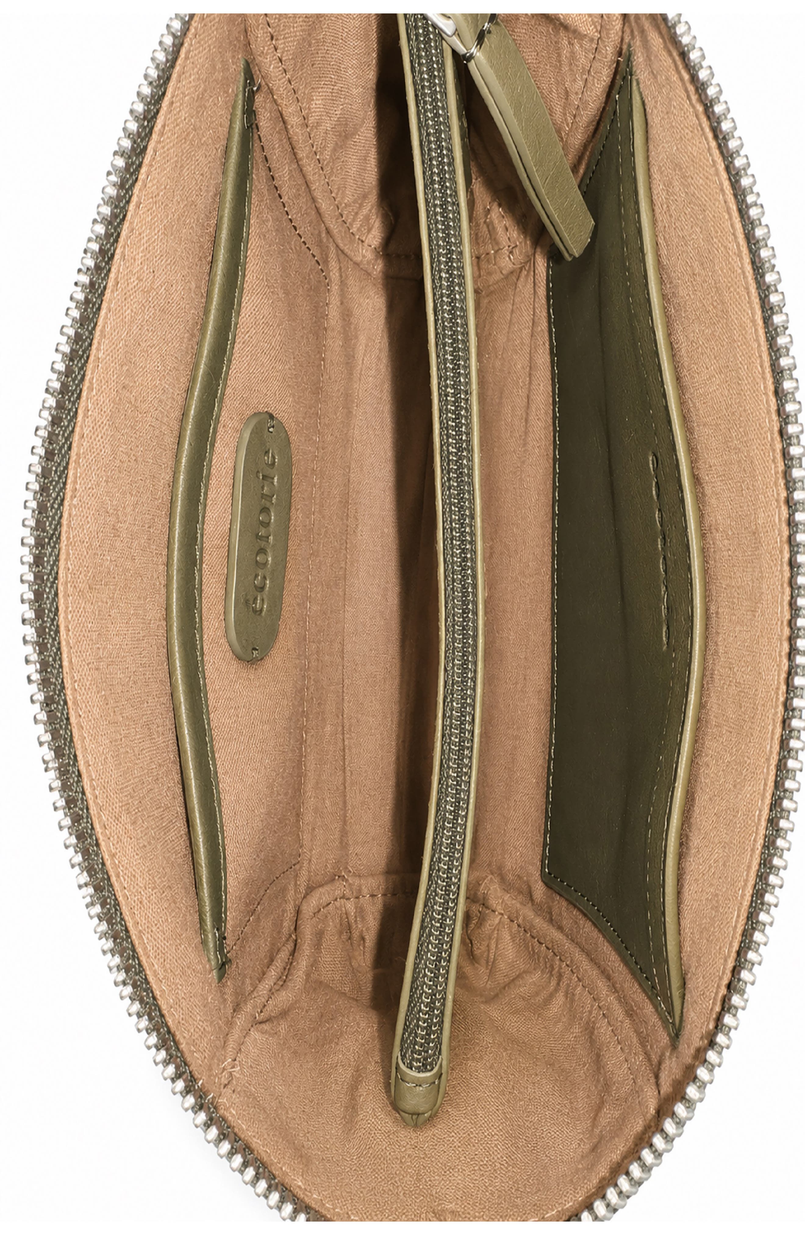 Nora Leather Crossbody Bag, Alternate, color, DARK MOSS