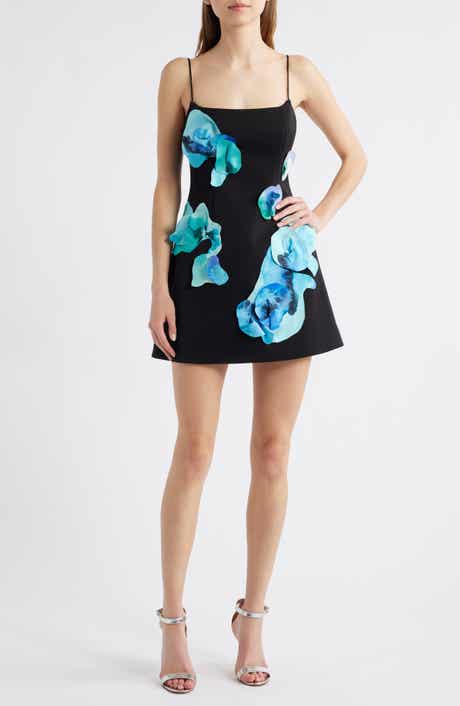 Acler Parrfold Floral Sleeveless Minidress