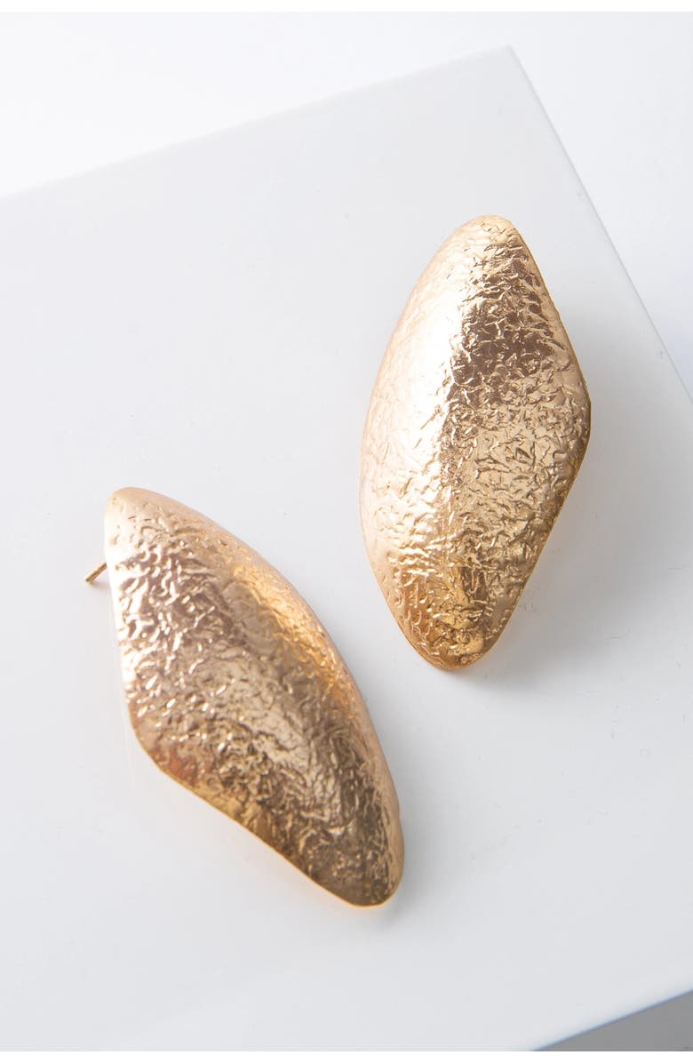 Noonday Collection Textured Statement Earrings, Main, color, Gold