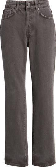 Alexxis High Waist Straight Leg Jeans