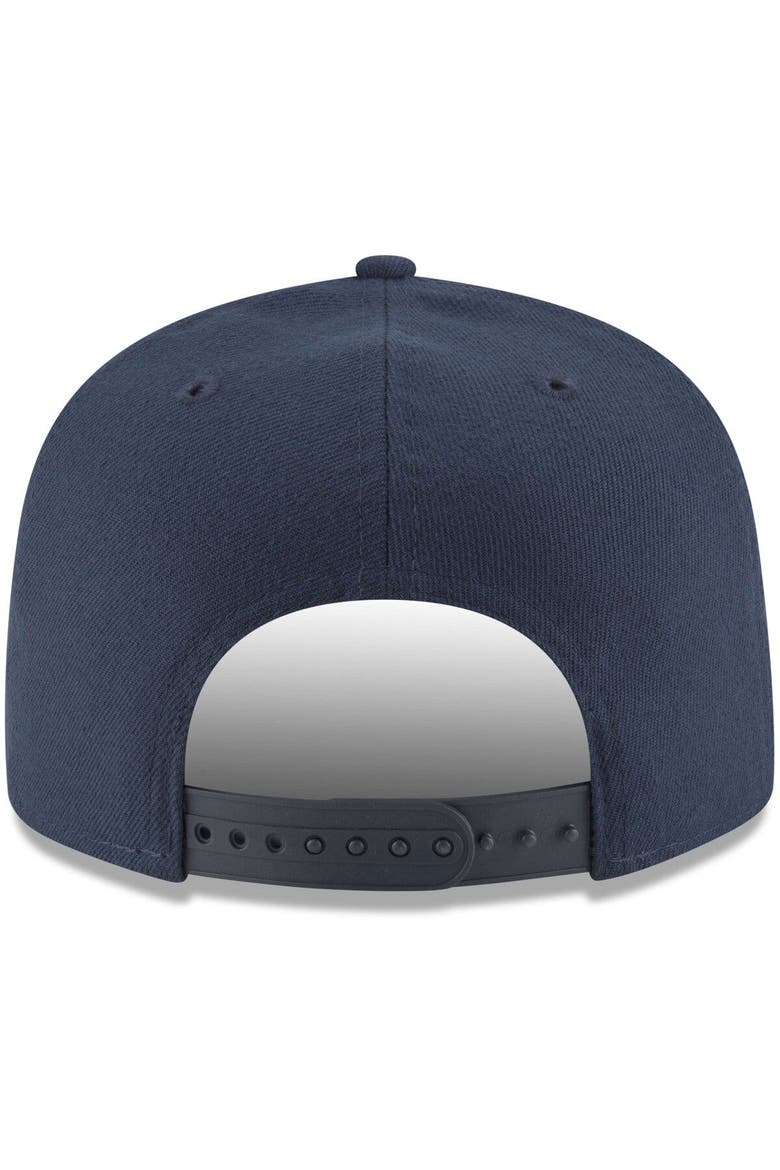 Men's New Era Navy Chicago Bears Basic 9FIFTY Adjustable Snapback Hat, Alternate, color, Navy