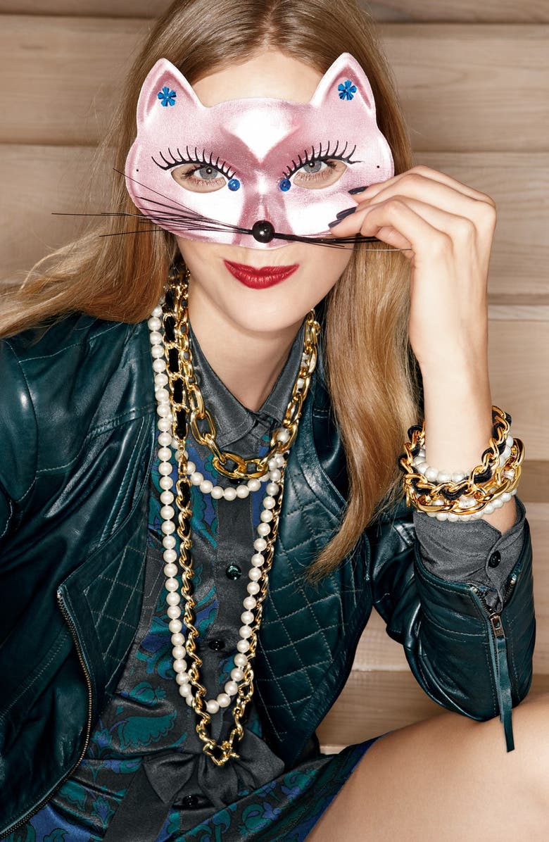 Givenchy Glass Pearl Stretch Bracelets, Alternate, color, 