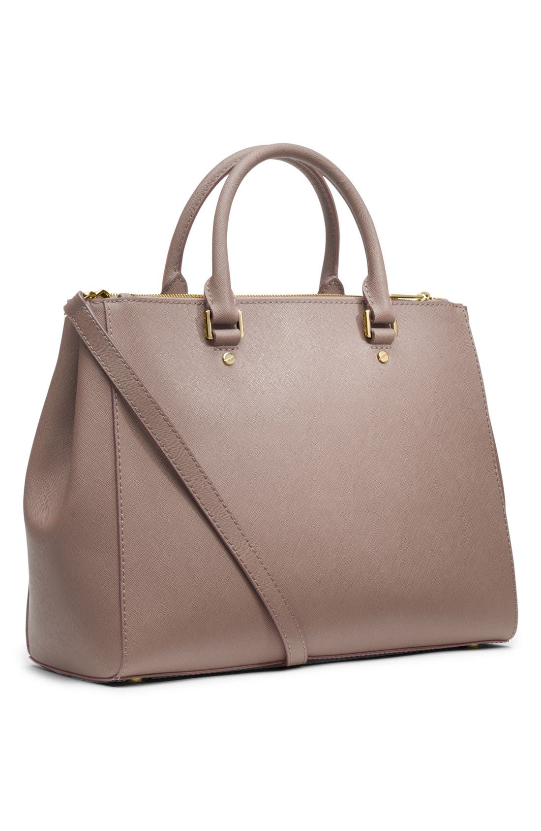 'Large Sutton' Satchel, Alternate, color, DK DUNE