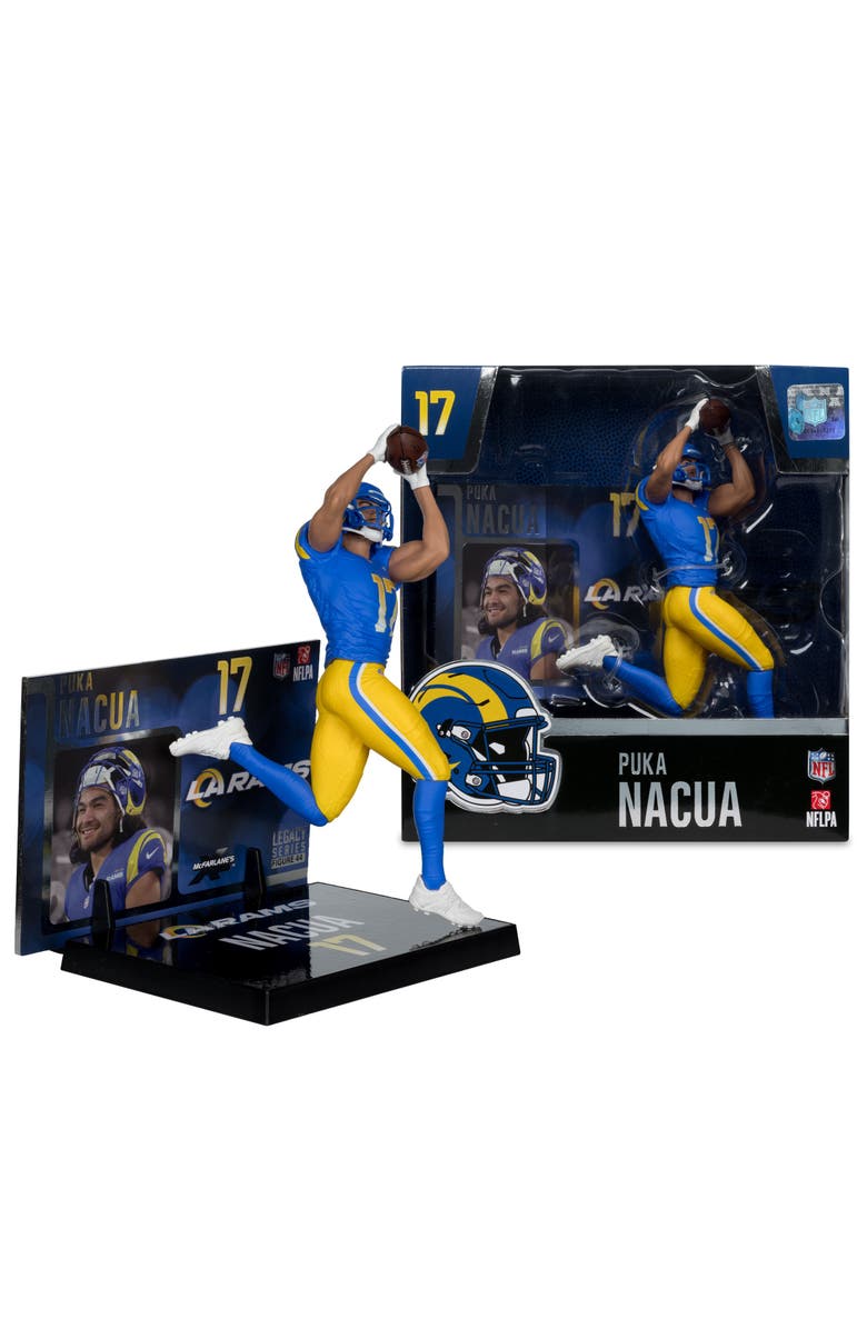 McFarlane Puka Nacua (Los Angeles Rams) NFL 7" Figure McFarlane, Main, color, Multi-Color